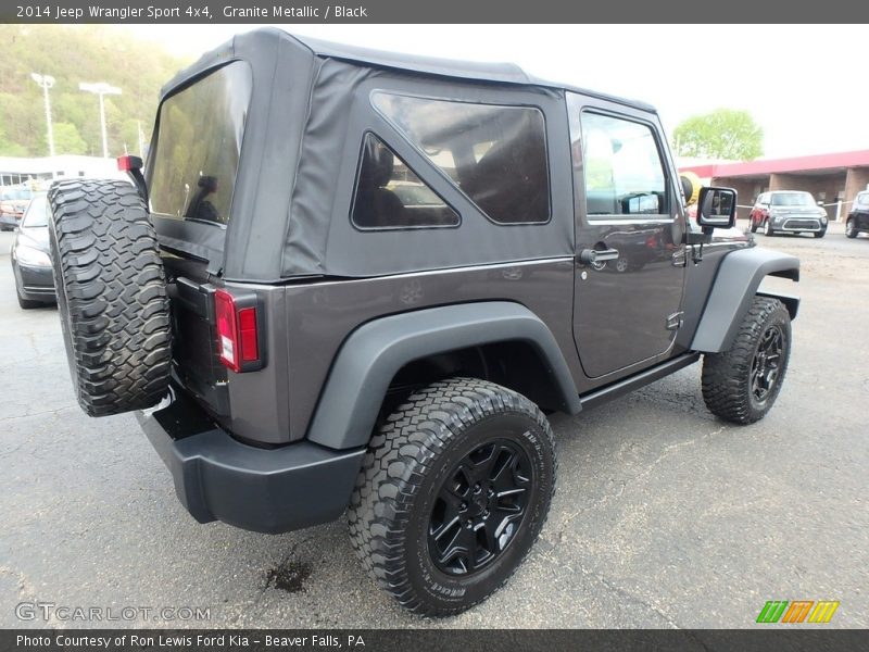 Granite Metallic / Black 2014 Jeep Wrangler Sport 4x4