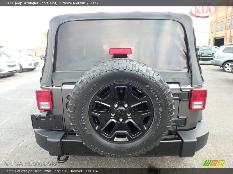 Granite Metallic / Black 2014 Jeep Wrangler Sport 4x4