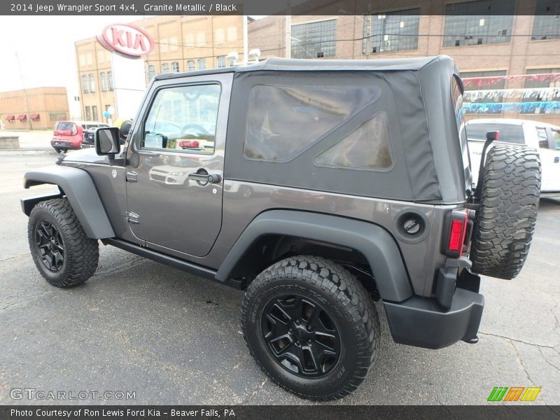 Granite Metallic / Black 2014 Jeep Wrangler Sport 4x4