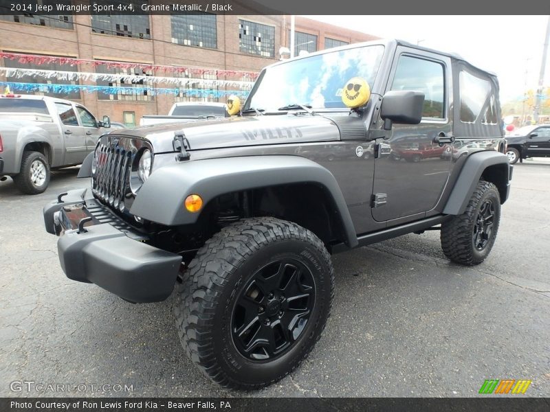 Granite Metallic / Black 2014 Jeep Wrangler Sport 4x4