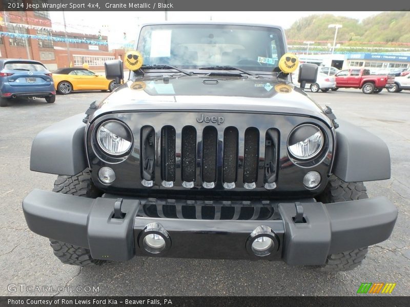 Granite Metallic / Black 2014 Jeep Wrangler Sport 4x4