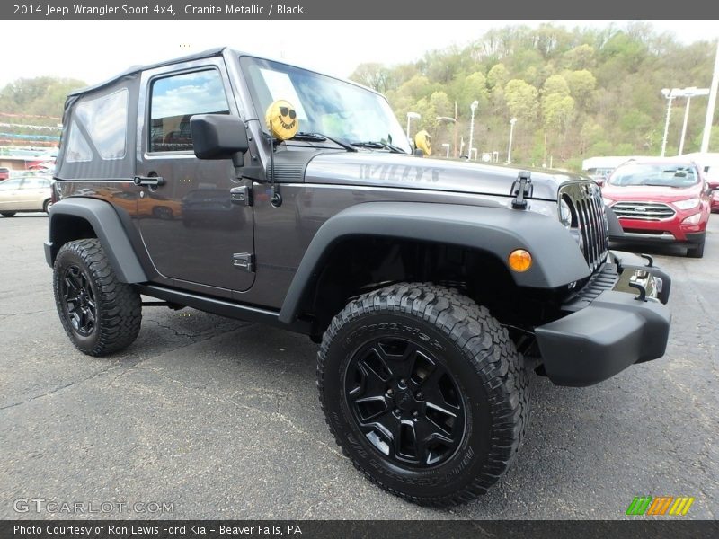 Granite Metallic / Black 2014 Jeep Wrangler Sport 4x4