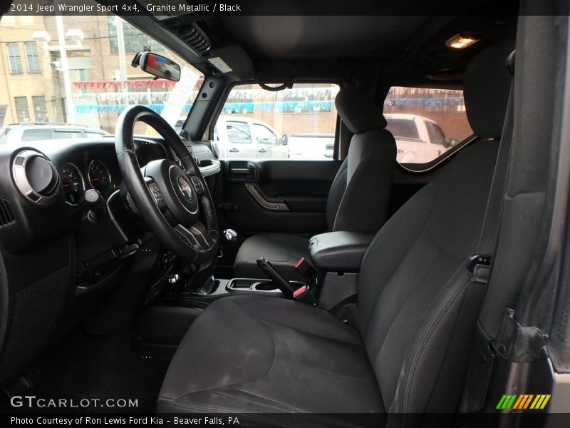 Granite Metallic / Black 2014 Jeep Wrangler Sport 4x4