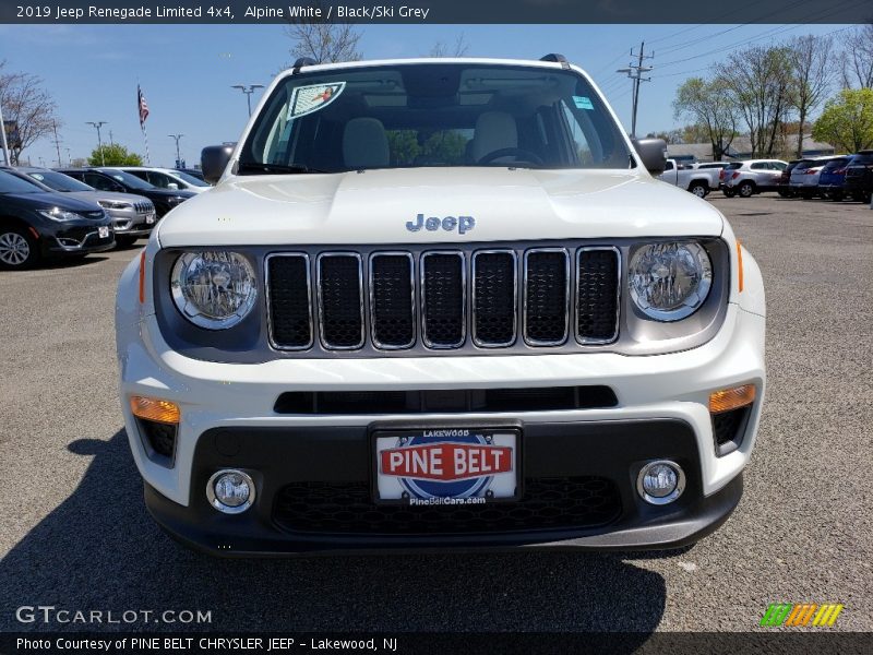 Alpine White / Black/Ski Grey 2019 Jeep Renegade Limited 4x4