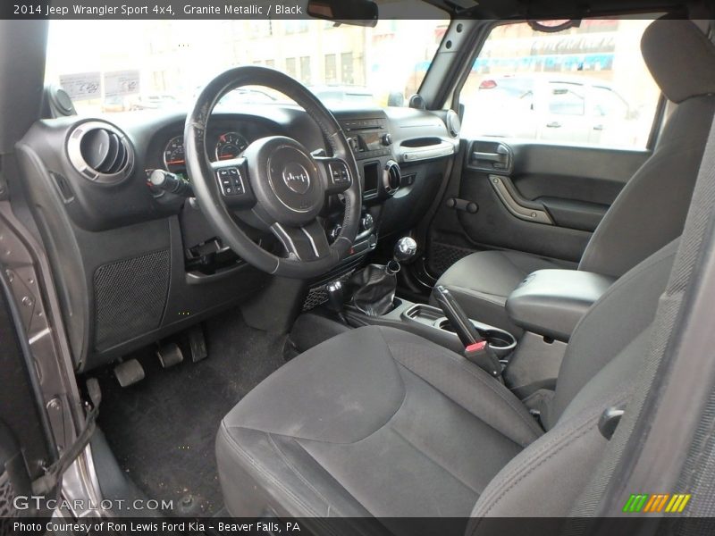 Granite Metallic / Black 2014 Jeep Wrangler Sport 4x4