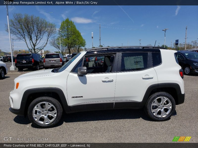 Alpine White / Black/Ski Grey 2019 Jeep Renegade Limited 4x4