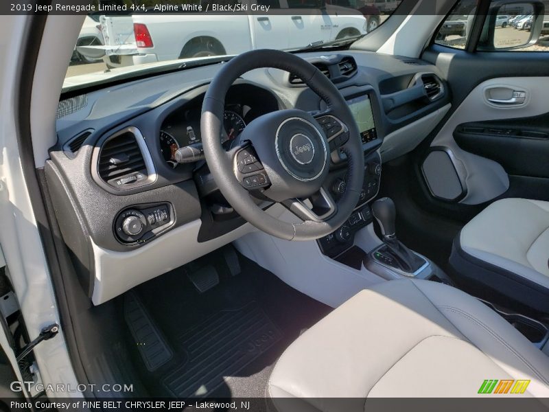Alpine White / Black/Ski Grey 2019 Jeep Renegade Limited 4x4