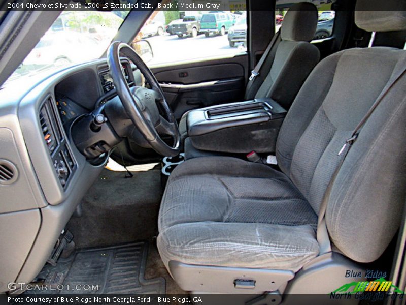 Black / Medium Gray 2004 Chevrolet Silverado 1500 LS Extended Cab