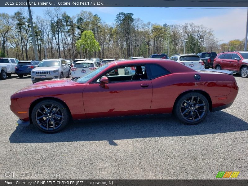 Octane Red Pearl / Black 2019 Dodge Challenger GT