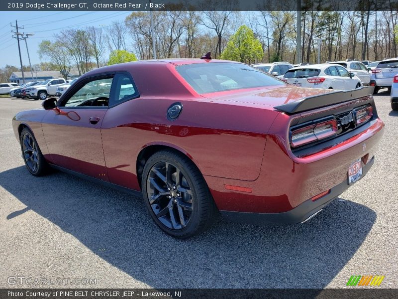 Octane Red Pearl / Black 2019 Dodge Challenger GT