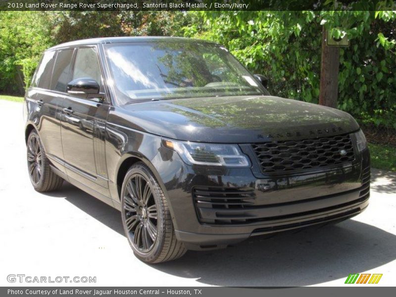 Santorini Black Metallic / Ebony/Ivory 2019 Land Rover Range Rover Supercharged