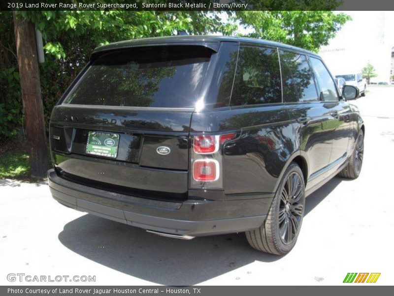 Santorini Black Metallic / Ebony/Ivory 2019 Land Rover Range Rover Supercharged