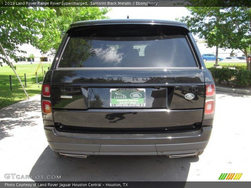 Santorini Black Metallic / Ebony/Ivory 2019 Land Rover Range Rover Supercharged