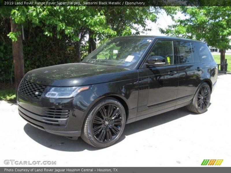 Santorini Black Metallic / Ebony/Ivory 2019 Land Rover Range Rover Supercharged