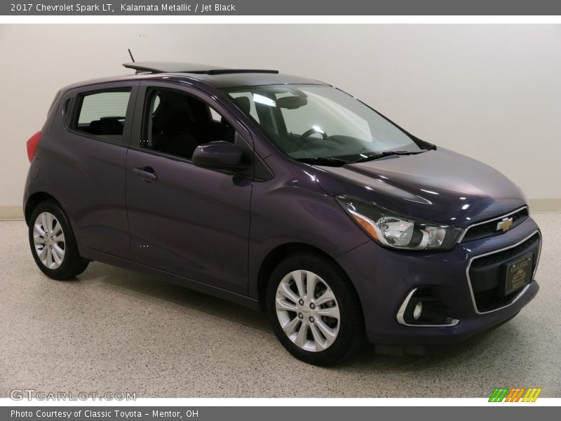 Kalamata Metallic / Jet Black 2017 Chevrolet Spark LT