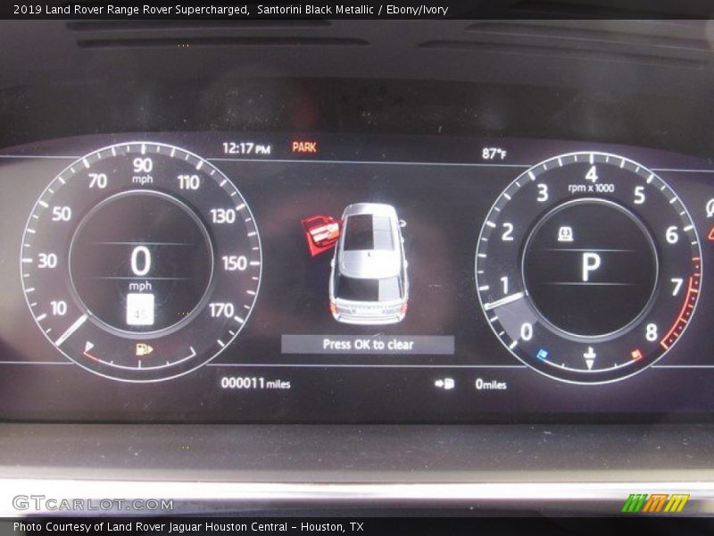 Santorini Black Metallic / Ebony/Ivory 2019 Land Rover Range Rover Supercharged