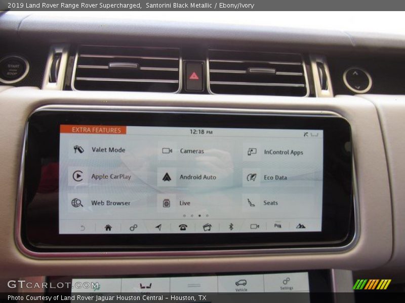 Santorini Black Metallic / Ebony/Ivory 2019 Land Rover Range Rover Supercharged