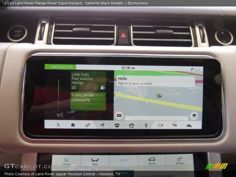 Santorini Black Metallic / Ebony/Ivory 2019 Land Rover Range Rover Supercharged