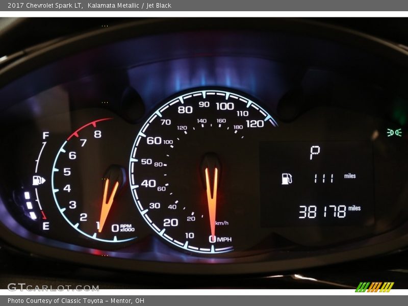 Kalamata Metallic / Jet Black 2017 Chevrolet Spark LT