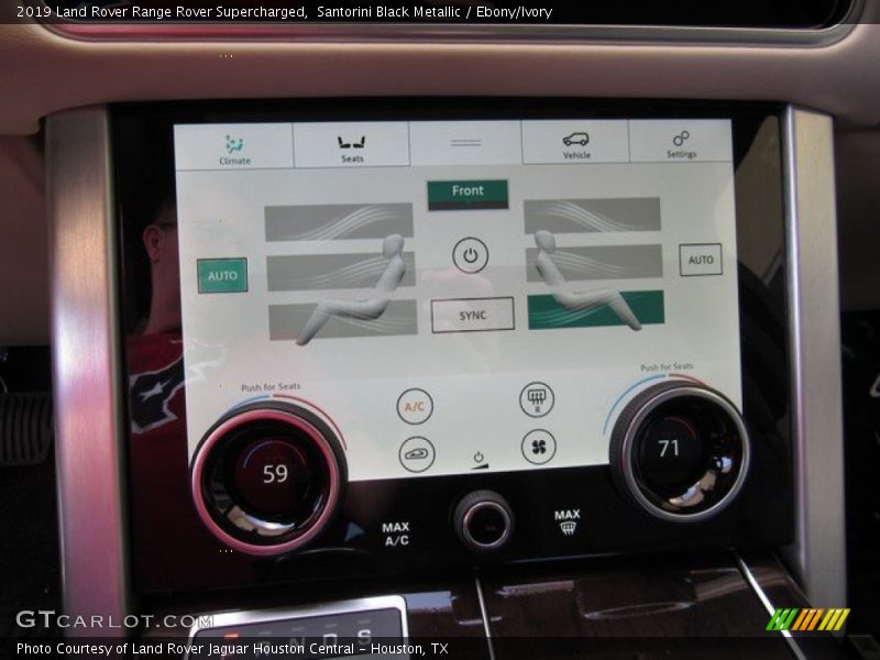 Santorini Black Metallic / Ebony/Ivory 2019 Land Rover Range Rover Supercharged