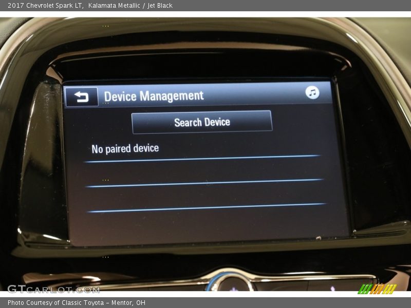 Kalamata Metallic / Jet Black 2017 Chevrolet Spark LT