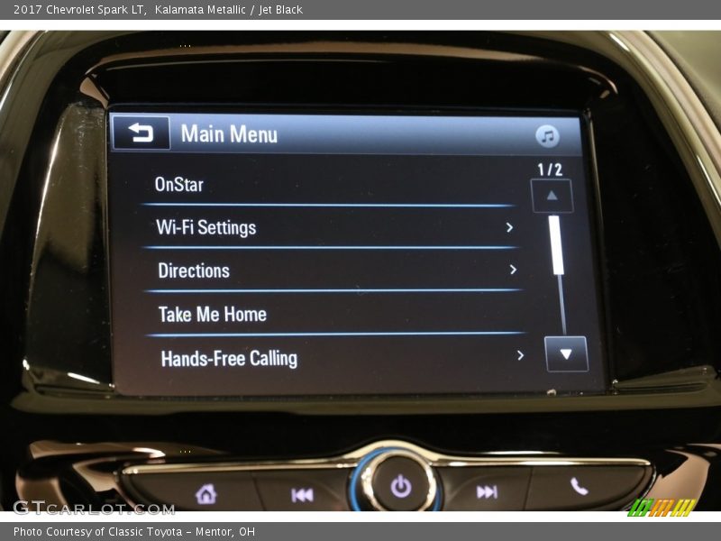 Kalamata Metallic / Jet Black 2017 Chevrolet Spark LT