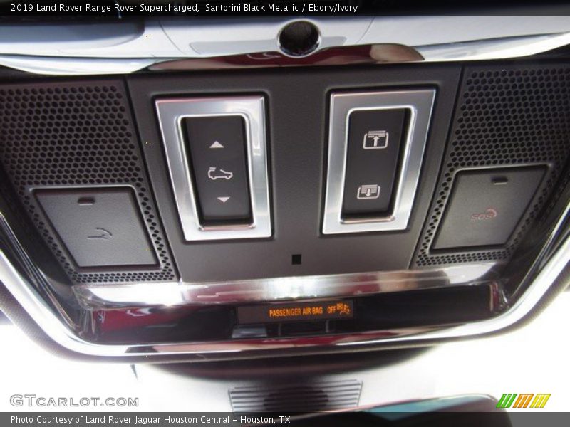 Santorini Black Metallic / Ebony/Ivory 2019 Land Rover Range Rover Supercharged
