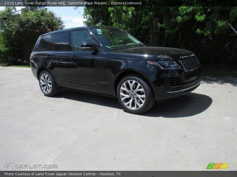 Santorini Black Metallic / Espresso/Almond 2019 Land Rover Range Rover HSE