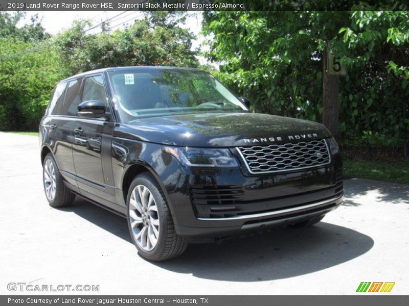 Santorini Black Metallic / Espresso/Almond 2019 Land Rover Range Rover HSE