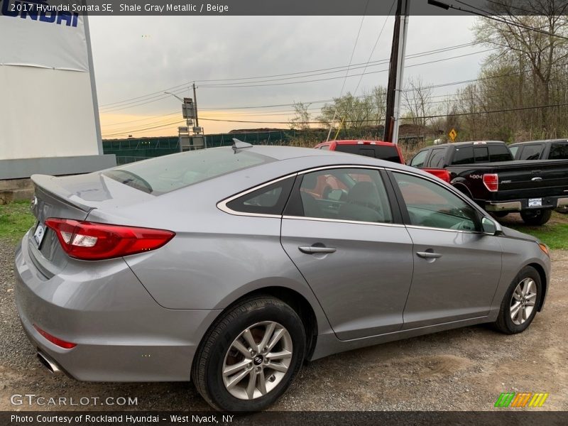 Shale Gray Metallic / Beige 2017 Hyundai Sonata SE