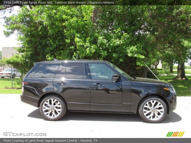 Santorini Black Metallic / Espresso/Almond 2019 Land Rover Range Rover HSE