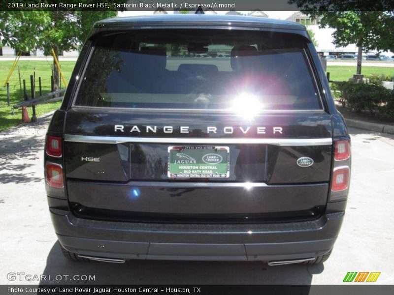 Santorini Black Metallic / Espresso/Almond 2019 Land Rover Range Rover HSE