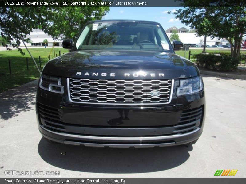 Santorini Black Metallic / Espresso/Almond 2019 Land Rover Range Rover HSE