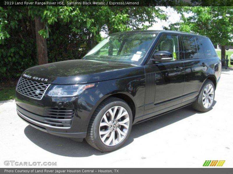 Santorini Black Metallic / Espresso/Almond 2019 Land Rover Range Rover HSE