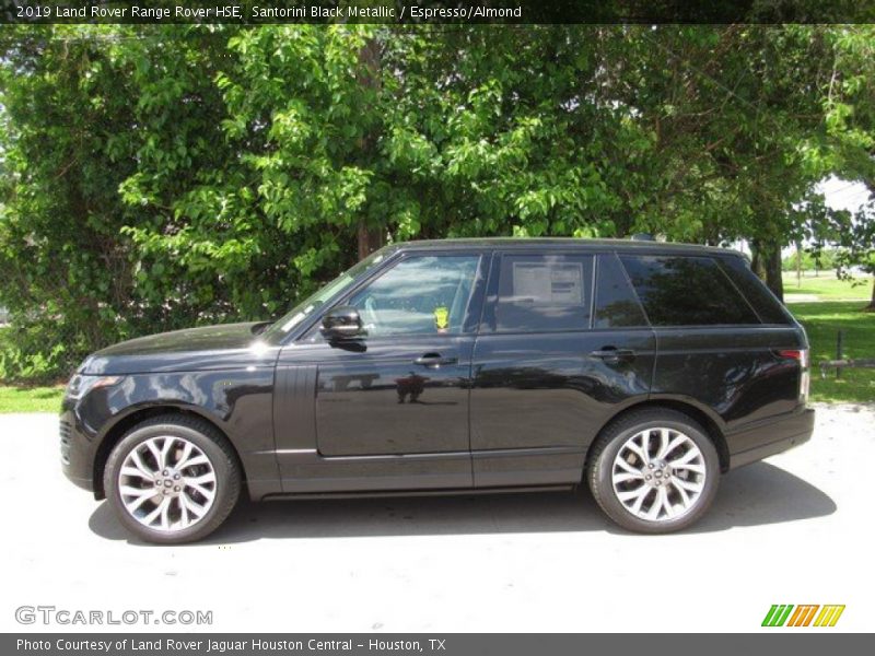 Santorini Black Metallic / Espresso/Almond 2019 Land Rover Range Rover HSE