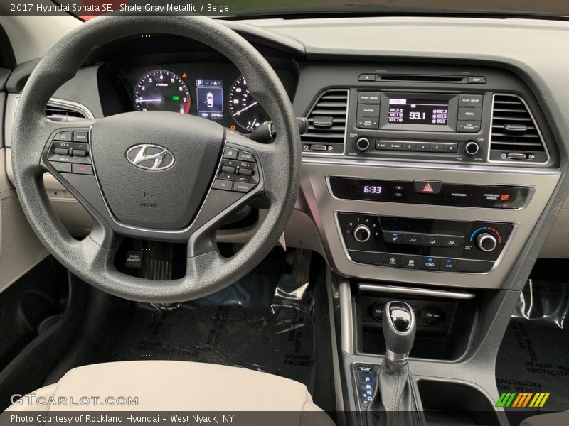 Shale Gray Metallic / Beige 2017 Hyundai Sonata SE