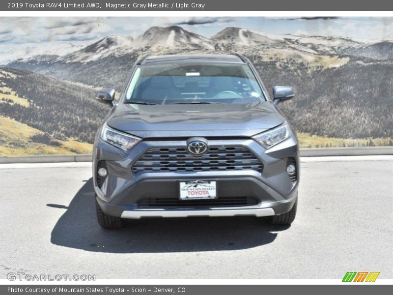 Magnetic Gray Metallic / Light Gray 2019 Toyota RAV4 Limited AWD