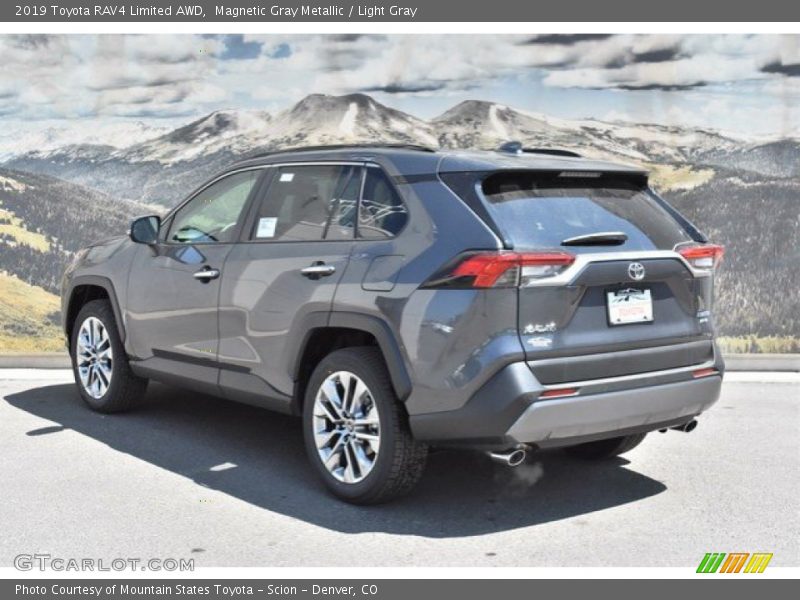 Magnetic Gray Metallic / Light Gray 2019 Toyota RAV4 Limited AWD