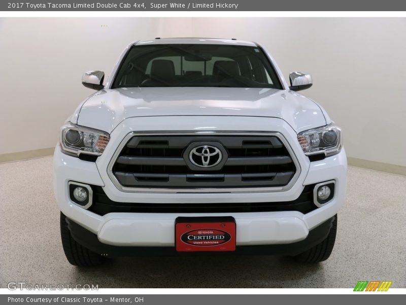 Super White / Limited Hickory 2017 Toyota Tacoma Limited Double Cab 4x4