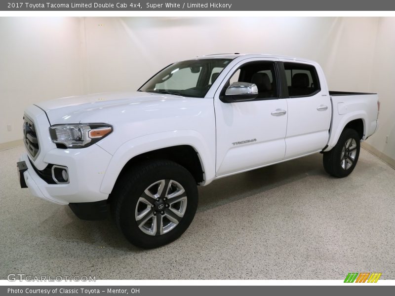 Super White / Limited Hickory 2017 Toyota Tacoma Limited Double Cab 4x4