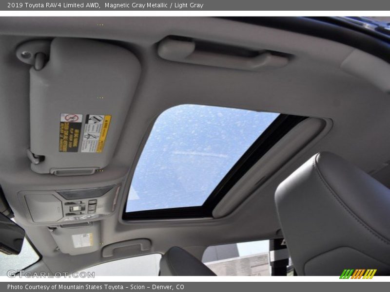 Magnetic Gray Metallic / Light Gray 2019 Toyota RAV4 Limited AWD