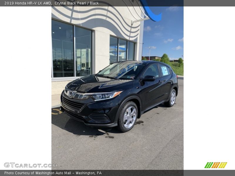 Crystal Black Pearl / Black 2019 Honda HR-V LX AWD