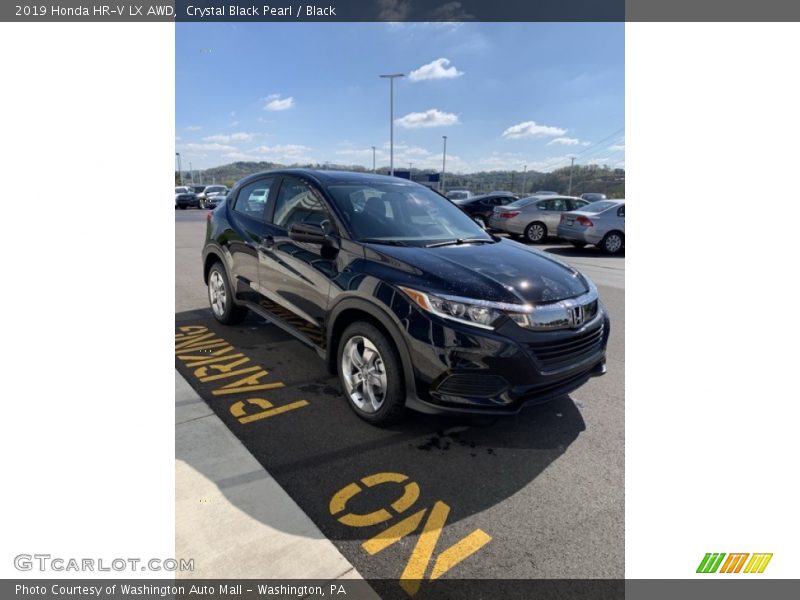 Crystal Black Pearl / Black 2019 Honda HR-V LX AWD