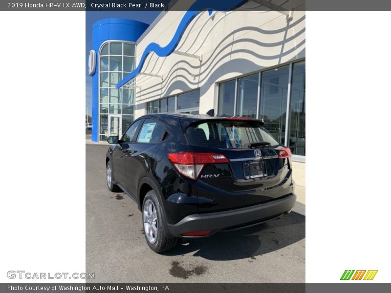 Crystal Black Pearl / Black 2019 Honda HR-V LX AWD