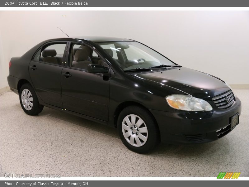 Black / Pebble Beige 2004 Toyota Corolla LE