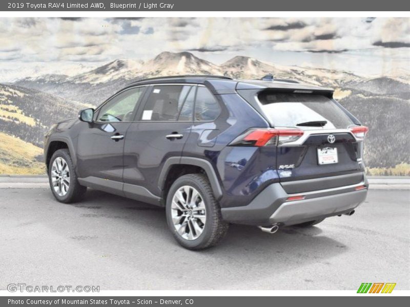 Blueprint / Light Gray 2019 Toyota RAV4 Limited AWD