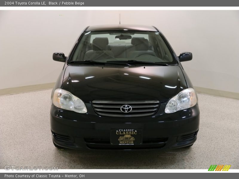 Black / Pebble Beige 2004 Toyota Corolla LE