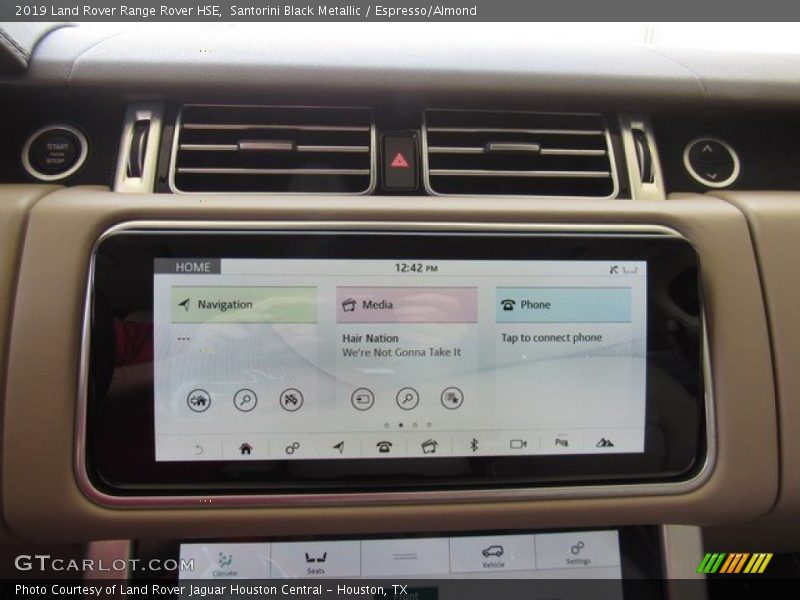 Santorini Black Metallic / Espresso/Almond 2019 Land Rover Range Rover HSE