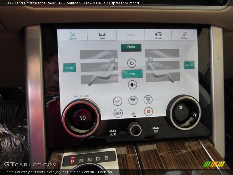 Santorini Black Metallic / Espresso/Almond 2019 Land Rover Range Rover HSE