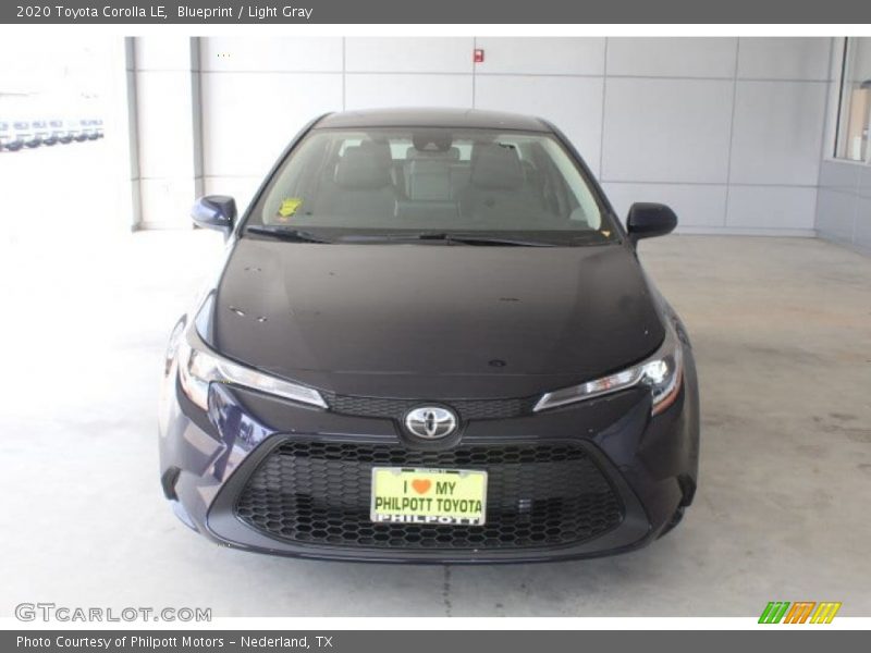 Blueprint / Light Gray 2020 Toyota Corolla LE